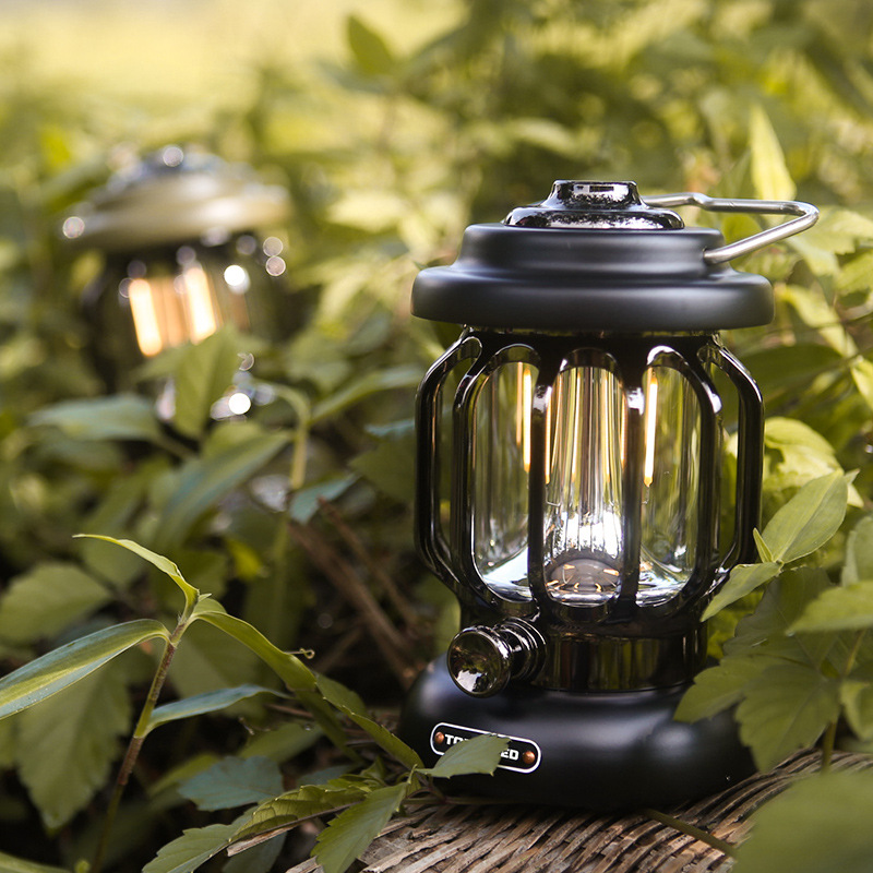 Infinitely dimmable retro outdoor camping lamp, tent lamp, camping site horse lamp, ultra-long battery life, ultra-bright, rechargeable pic 16