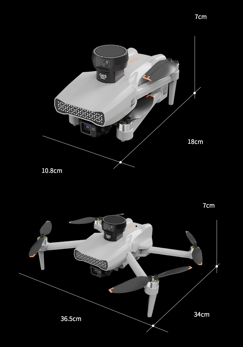 Cross-border unmanned aerial vehicle three-axis gimbal GPS positioning automatic return, brushless high-definition aerial photography, laser obstacle avoidance remote control screen pic 16