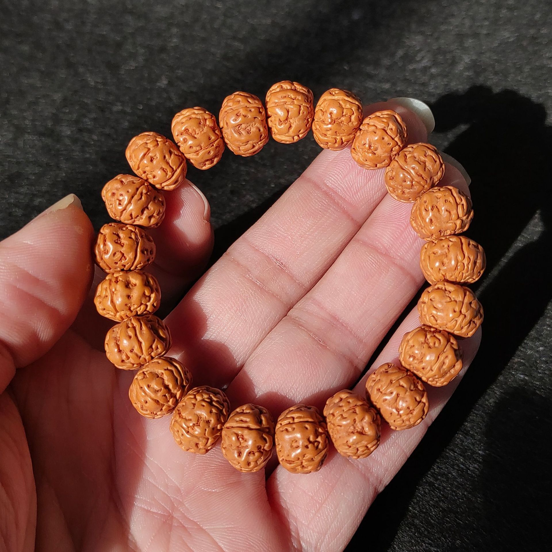 树王小金刚菩提手串搭菩提醒狮爆肉金刚菩提子男女款盘玩手持念珠详情18