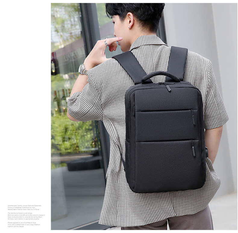 Cross border business backpack mochila multifuncional de gran capacidad para hombres advanced sense laptop bag USB imprimible pic 19