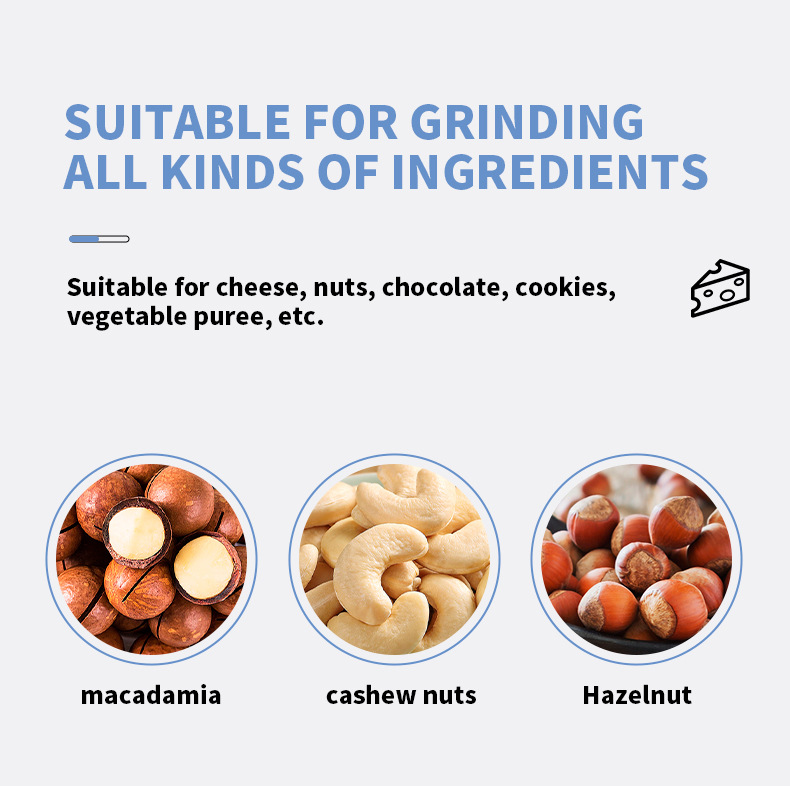 Cross-border Amazon hand-cranked peanut grinder, cheese shred, nut grinder, multi-functional drum grinder pic 2