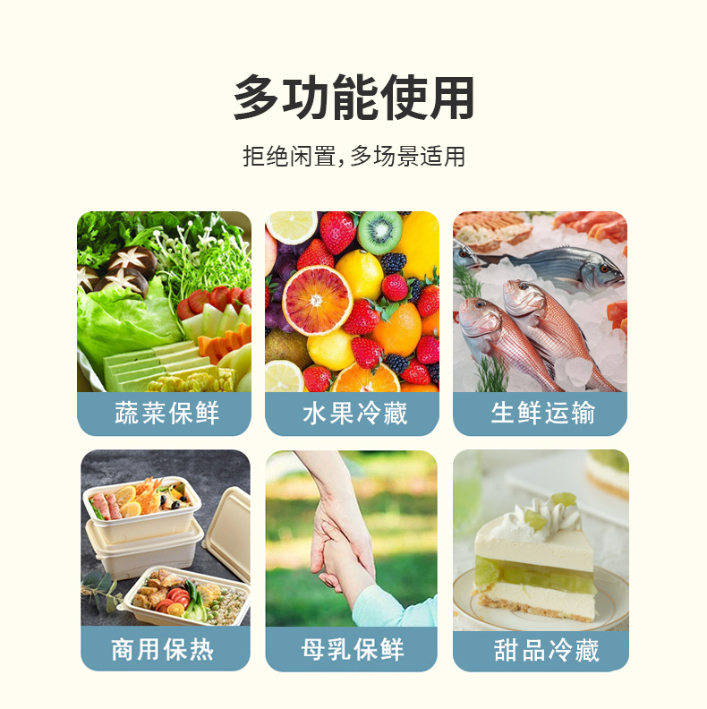85升社区送菜冷藏学校饭堂保热食品保温箱大容量Coolerboxfactory详情12