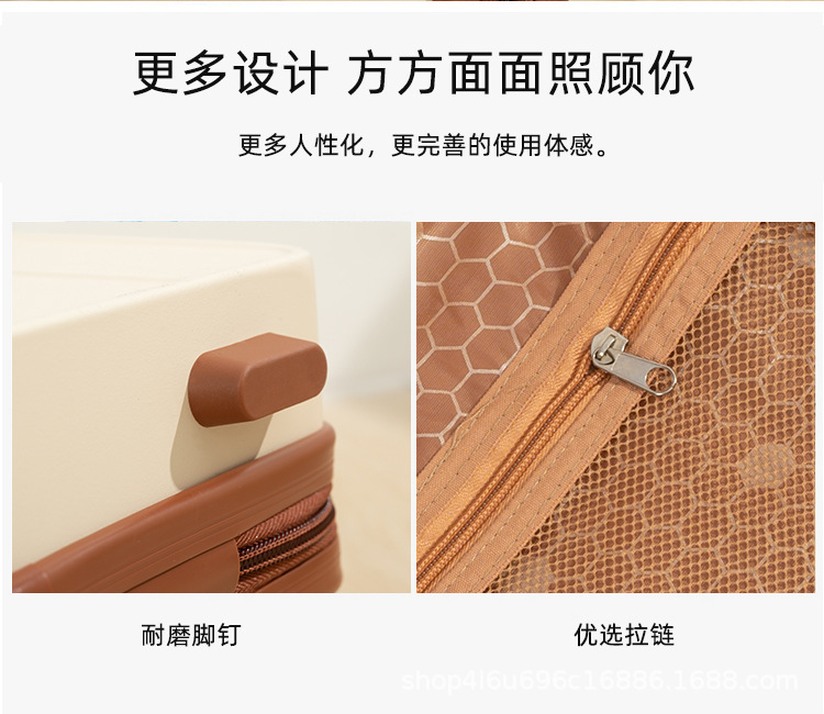 现货迷你旅行箱14寸小型行李箱女士化妆箱手提箱轻便短途密码箱包详情9