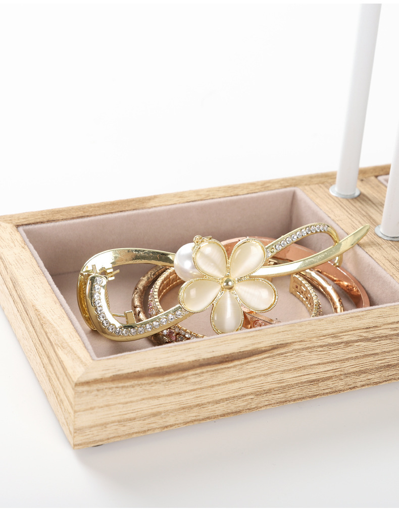 可拆装多层T型首饰架耳环项链戒指收纳架欧式珠宝饰品展示架详情5