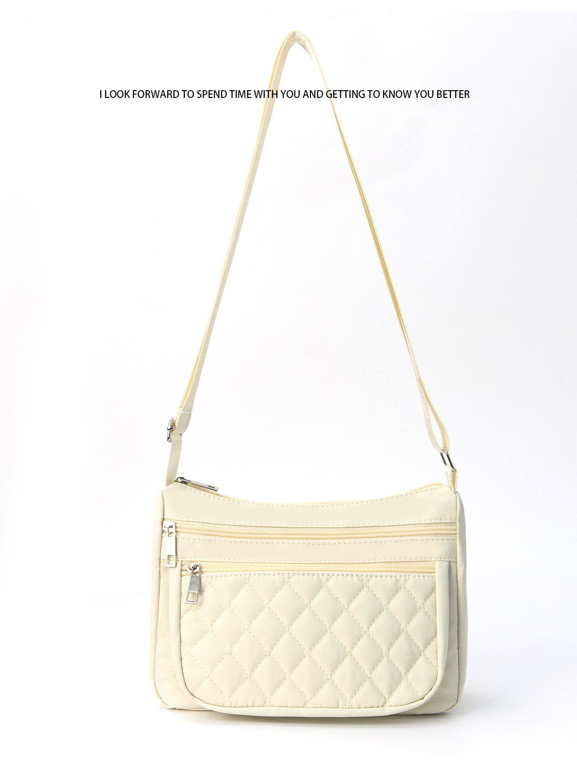 跨境女士斜挎包高颜值休闲单肩背包菱形格绣线包便携式大容量挎包详情3