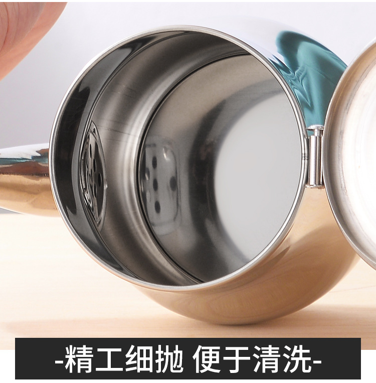 304不锈钢油壶安士壶防漏油罐过滤油渣壶厨房食用油容器滤网油瓶详情17