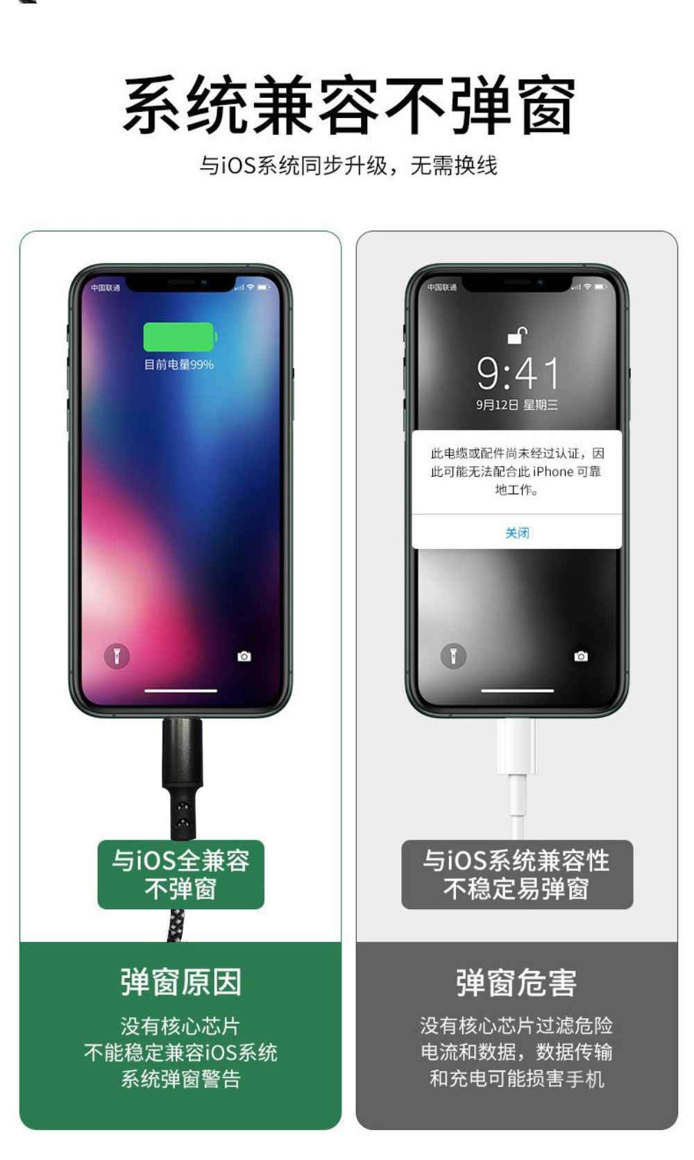 The new PD two-drag three-braided data cable is fully compatible with 100W/PD27W super fast charging and is suitable for iPhone 15 phones pic 11