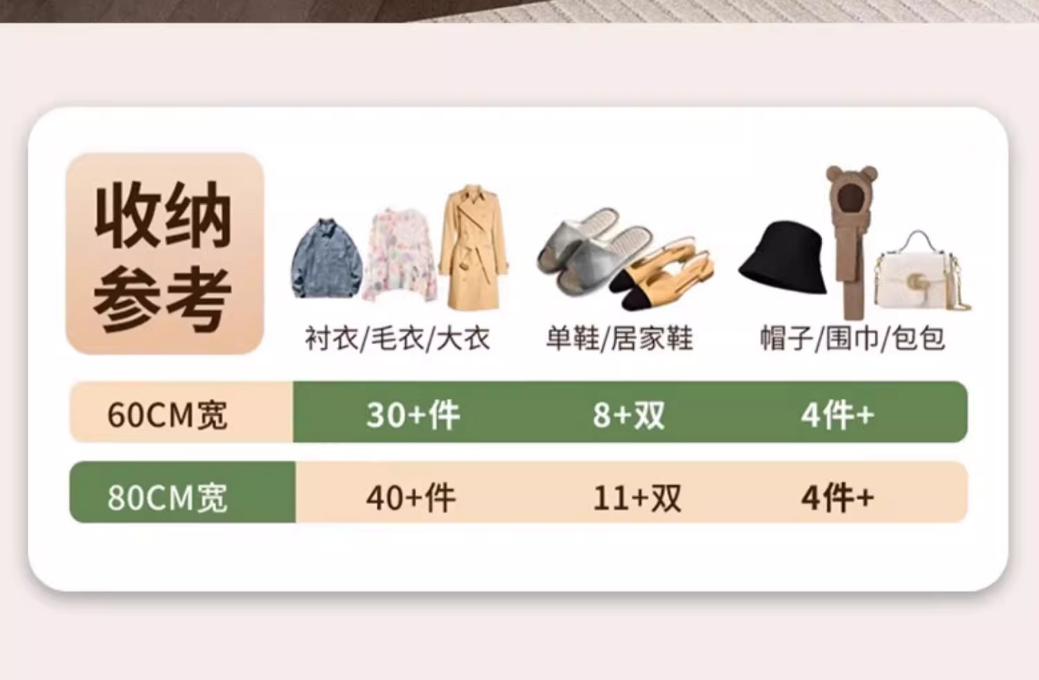 卧室衣帽架落地法式挂衣架可移动民宿隔夜衣收纳次净衣架带脏衣篮详情5