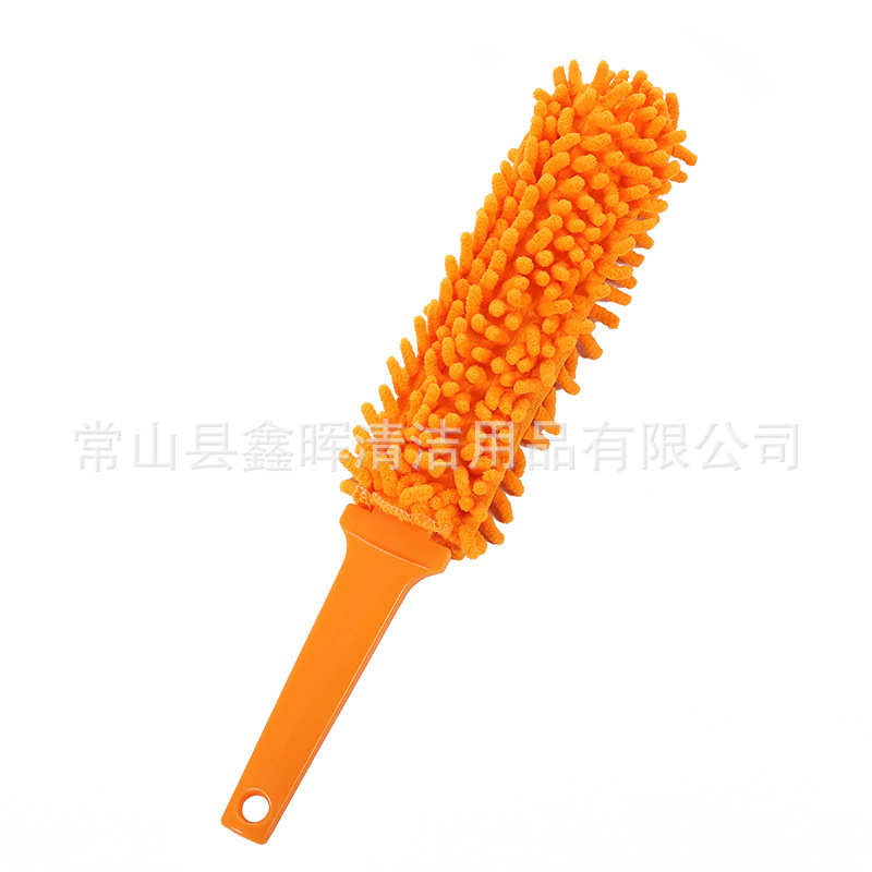 跨境爆款雪尼尔空调刷短款除尘车子刷便携式水洗清尘刷定制批发详情8