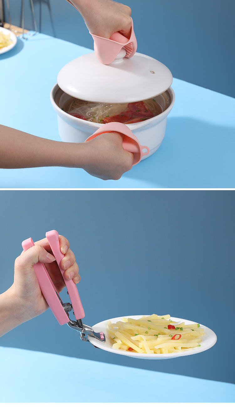 Bowl tongs, anti-heat tongs, bowl tongs, plate tongs, steaming dish bowl removers, anti-slip and anti-heat tongs, plate lifters pic 14