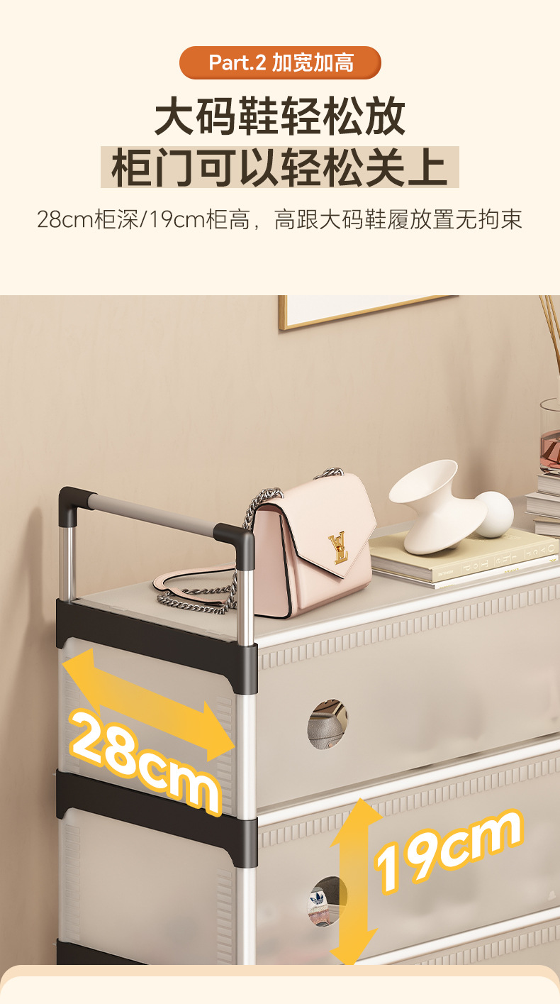 宿舍租房多层鞋架防尘收纳架简易鞋柜省空间神器鞋子整理架详情9