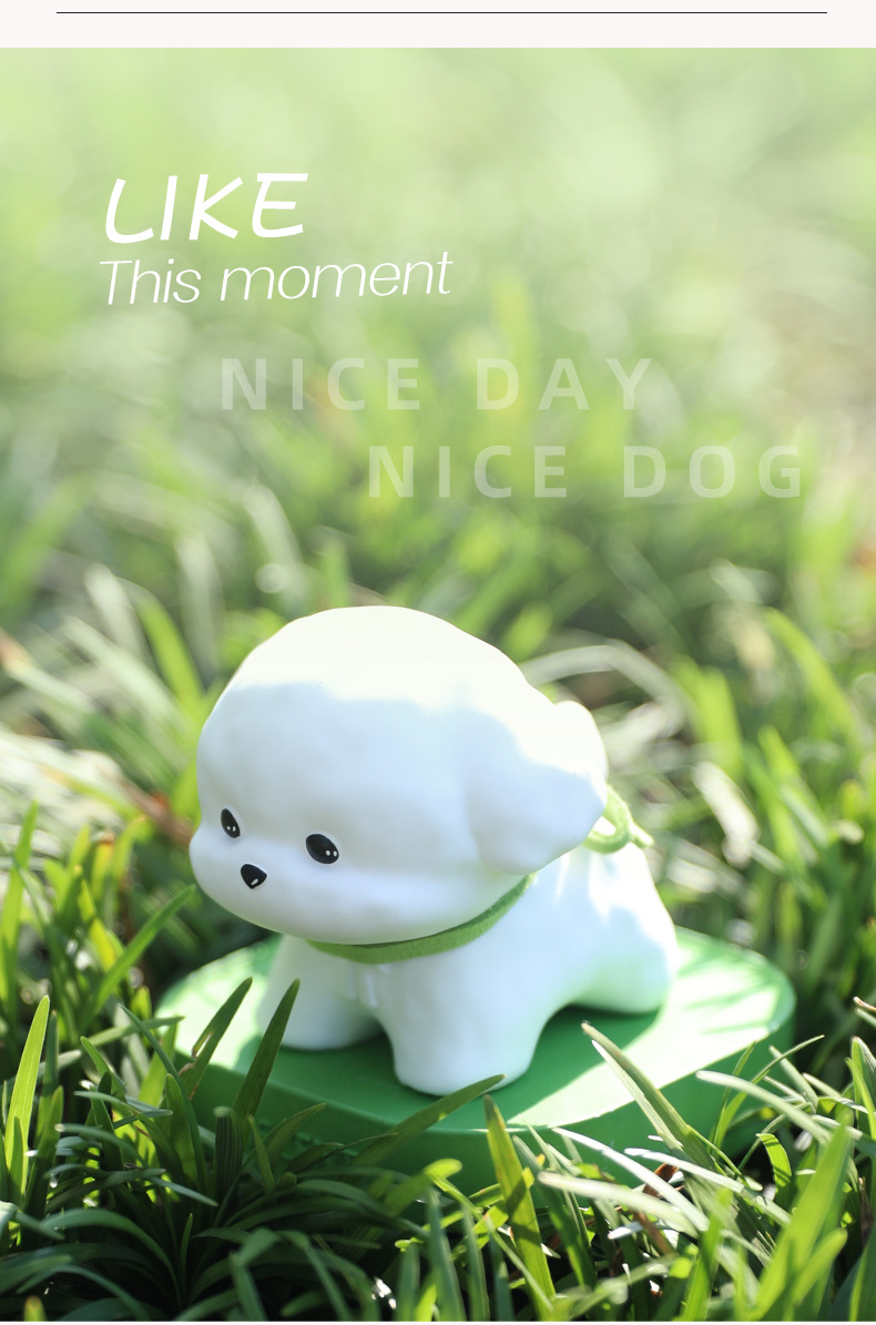 车内扩香石摆件可爱小狗车载香薰香水家用卧室内香氛礼盒小众高级详情4