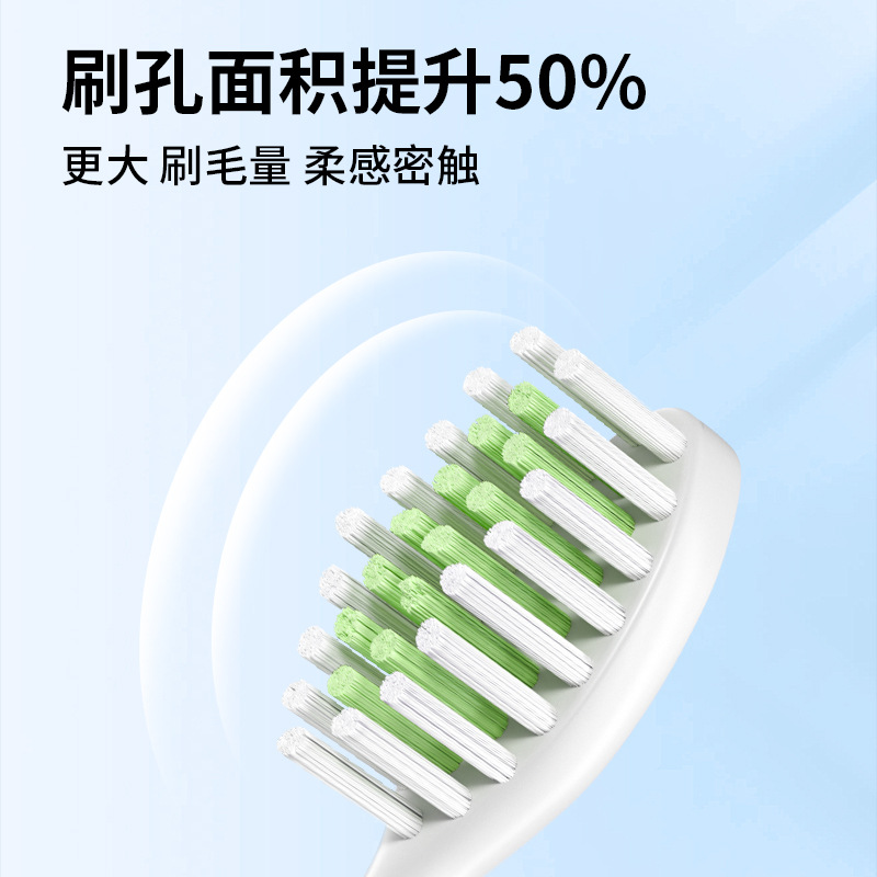飞科成人情侣款全自动声波震动牙刷头适用FT7105口腔清洁护理个护家用牙刷配件详情6