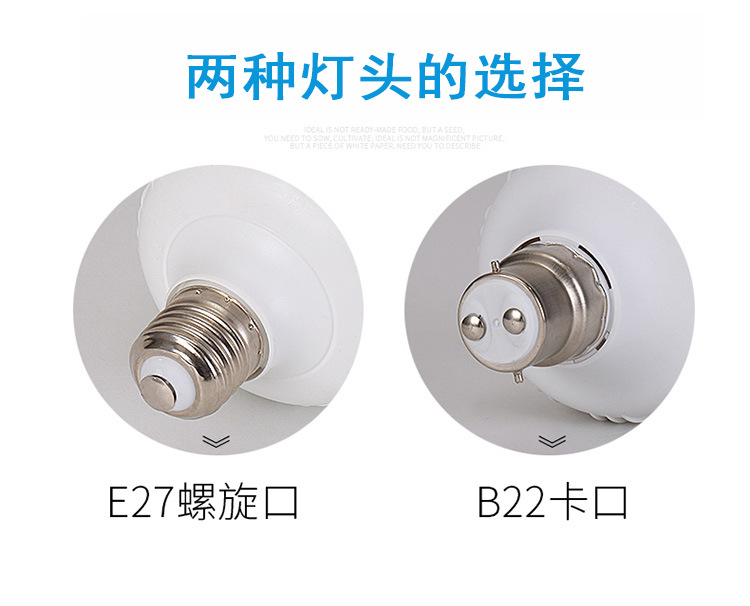 LED灯泡超亮球泡大功率led灯E27大螺口9W60W150W工厂车间照明灯详情4