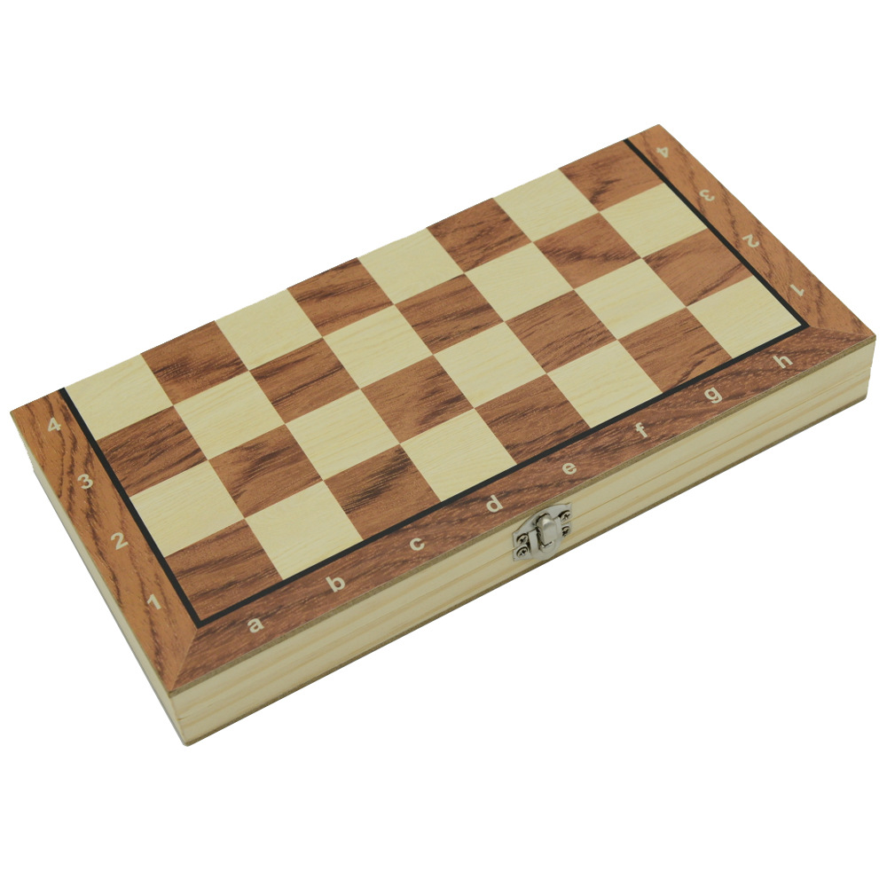 Wooden magnetic plastic chess pieces, foldable educational board game toys, direct sales, cross-border pic 14