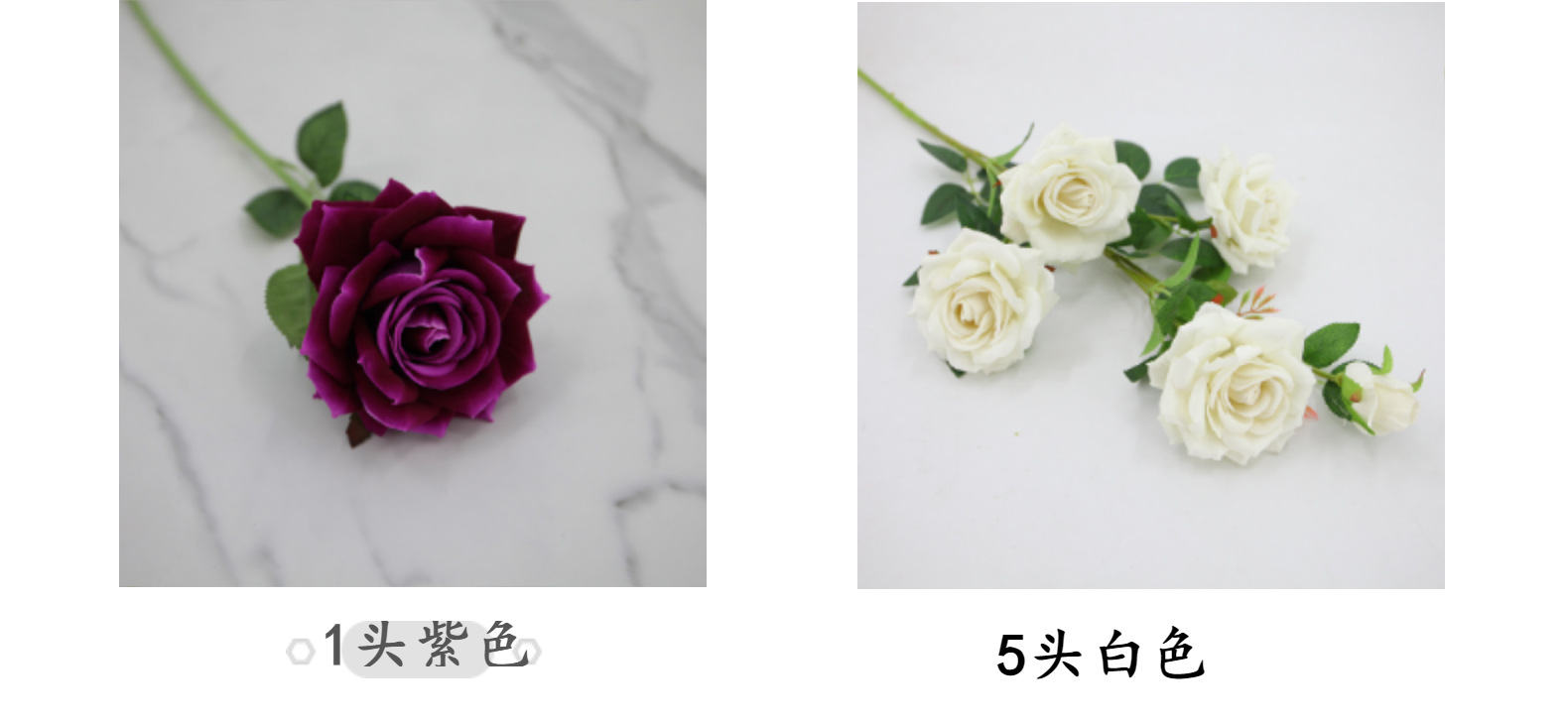 仿真多头绒布红色玫瑰花拍摄道具假花家居装饰布置仿真花摆件批发详情26