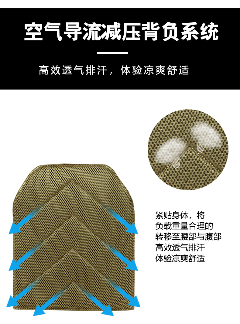 Yitu Outdoor Military Enthusiast Multi-functional 6094 combination tactical Vest Training combat suit Sports CS tactical Vest Training suit pic 11