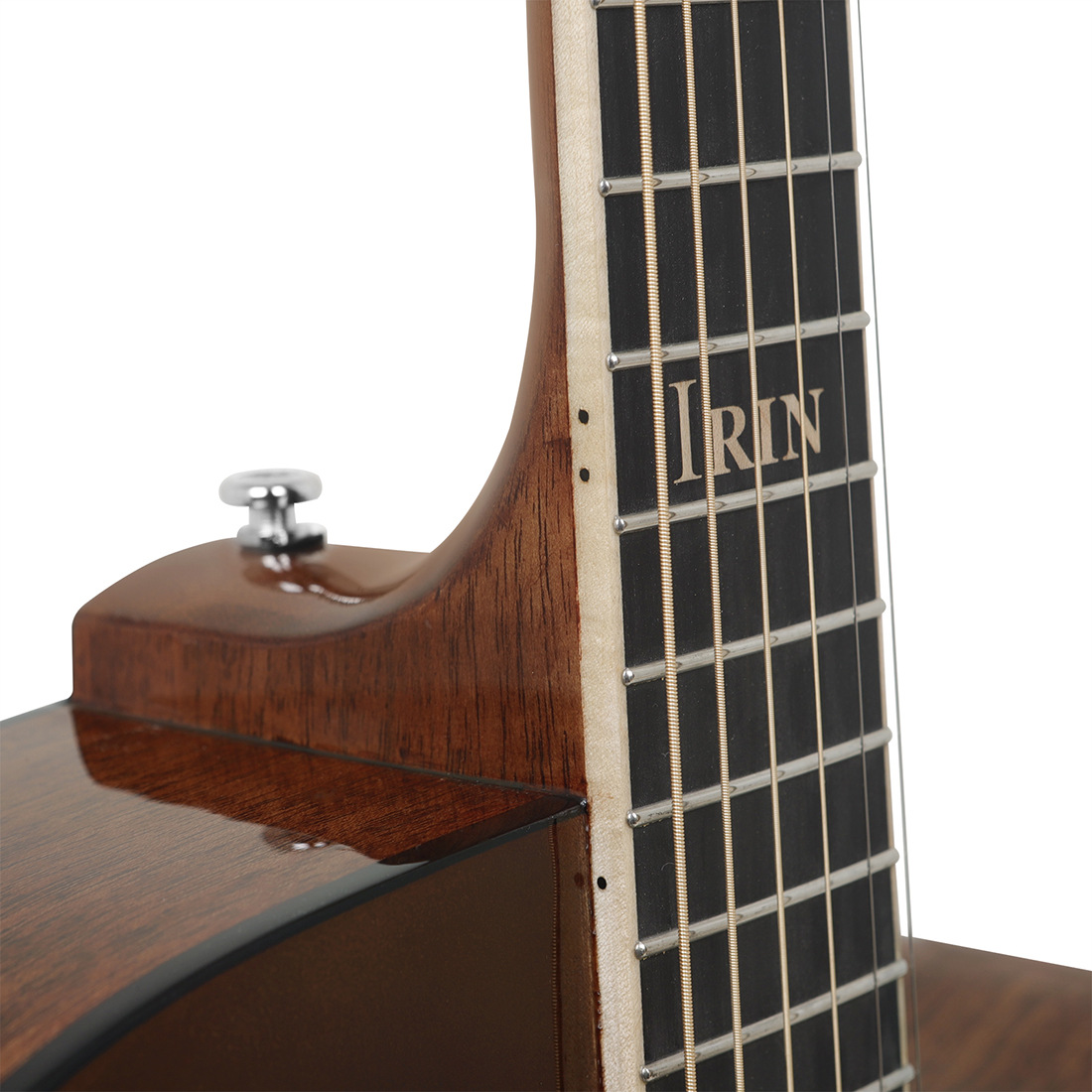 IRIN高端41寸民谣木吉他D型桶桃木芯云杉亮光吉他成人初学者乐器详情21