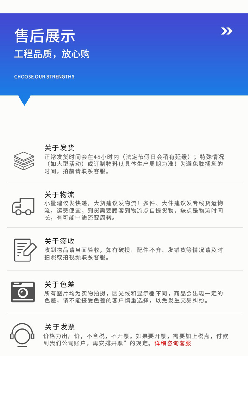 外贸LED黑金刚投光灯户外大功率广告工地厂房车间照明5054泛光灯详情18