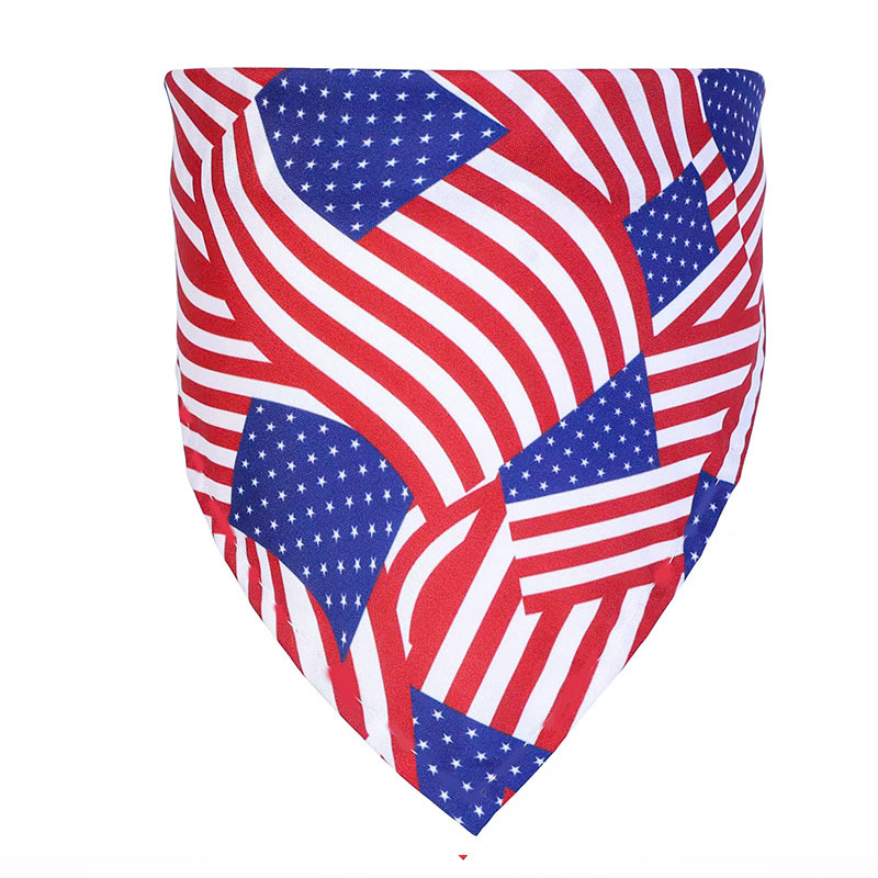 Rongka Pet Cross-border New European and American pet triangular scarves, polyester puppy scarves, dog neck scarves, saliva wipes, cat scarves and decorative items pic 16