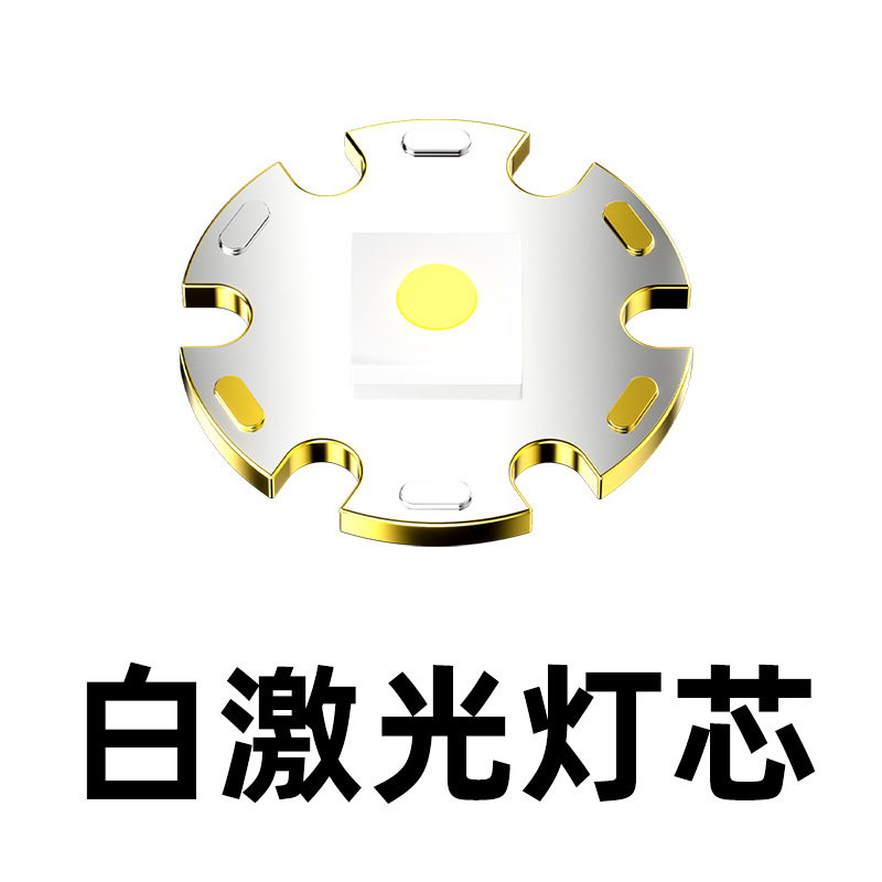 强光充电长续航电筒红蓝警示户外变焦远射镭射轰天炮露营手电筒详情6
