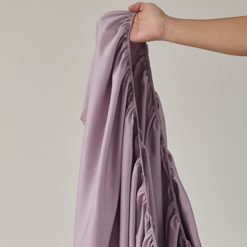 Single-piece quilt cover, pure cotton long-staple cotton bed sheet, bed cap, oversized quilt cover, skin-friendly single and double solid color bedding pic 106