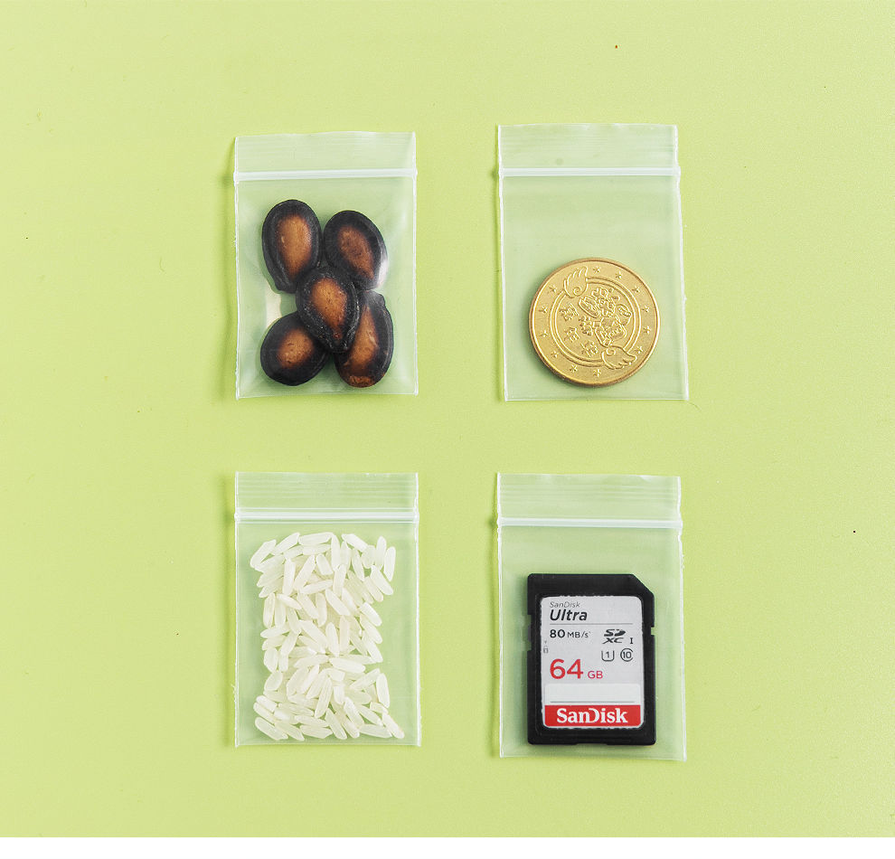 加厚特小号自封袋透明塑料包装袋精致耳钉饰品迷你试用装密封口袋详情23