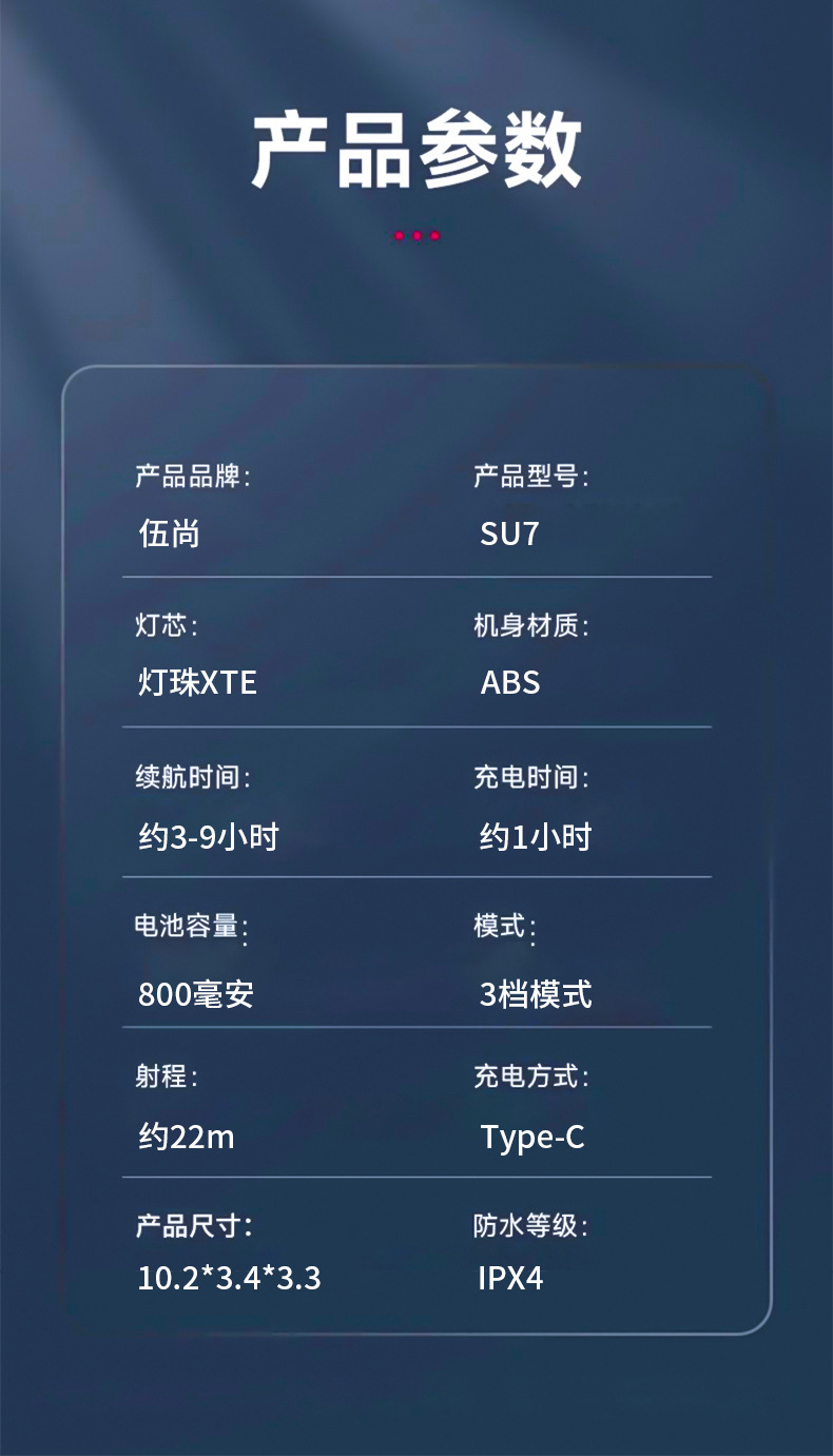 Large passenger mountain bike, strong light, night ride, rechargeable flashlight, bicycle lamp, headlight, long-range, waterproof, multi-functional lighting pic 18