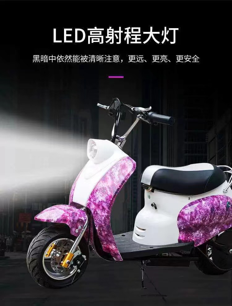 跨境电动小龟王电动车 36v儿童迷你两轮摩托铅酸电瓶车多色可选详情9