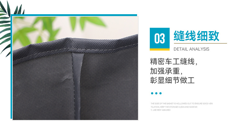 牛津布洗衣袋脏衣服收纳篮可折叠浴室装放衣服桶大容量脏衣篓批发详情12