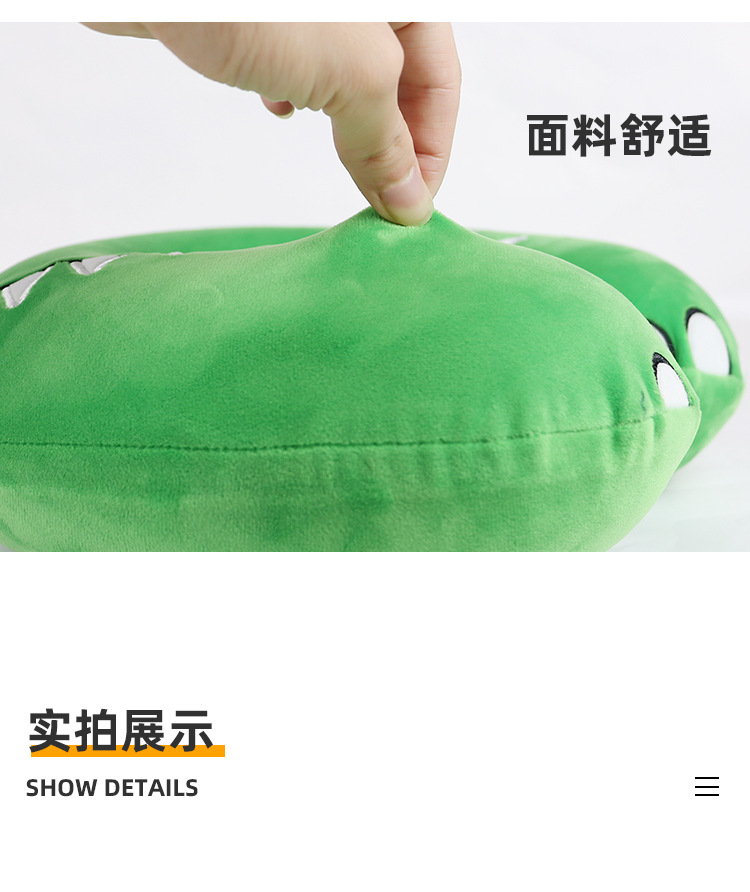 Customized cartoon memory foam U-shaped pillows with embroidered animal designs, travel memory pillows, neck protectors and nap pillows, wholesale from the manufacturer pic 11
