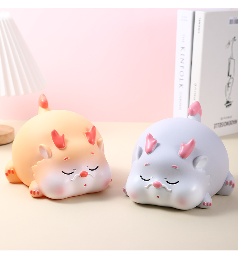 新款龙年生肖儿童储蓄罐 可进可出设计 3-10岁培养存钱习惯 搪胶材质安全无毒 存钱罐儿童礼物详情17