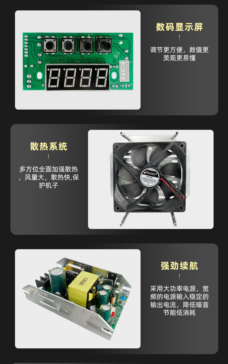 Stage lighting: 200W four-eye face light, LED full-power fill light, COB par light, wedding performance audience light panel pic 13