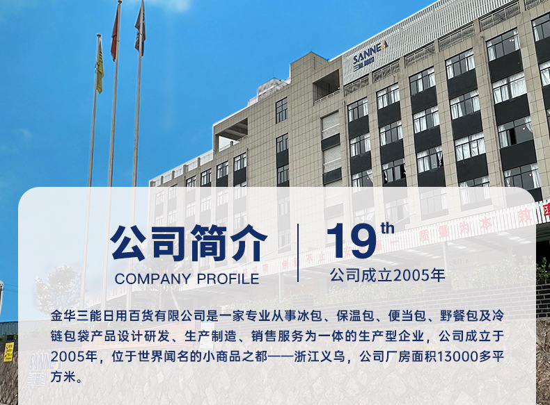 跨境热款便当包 肩带可调节午餐袋 食物手提包保温午餐包冰袋现货详情2