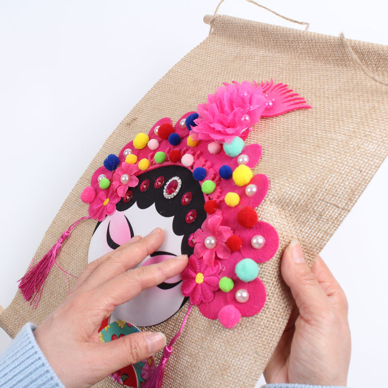 国风京剧脸谱手工diy礼物国潮文创沙龙团建活动非遗手工diy材料包详情4