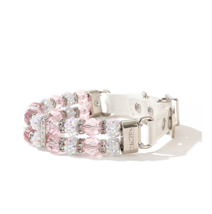 Pet supplies: collar, leash, neck collar, cat bead necklace, small and medium-sized dog collar, neck collar accessories pic 5