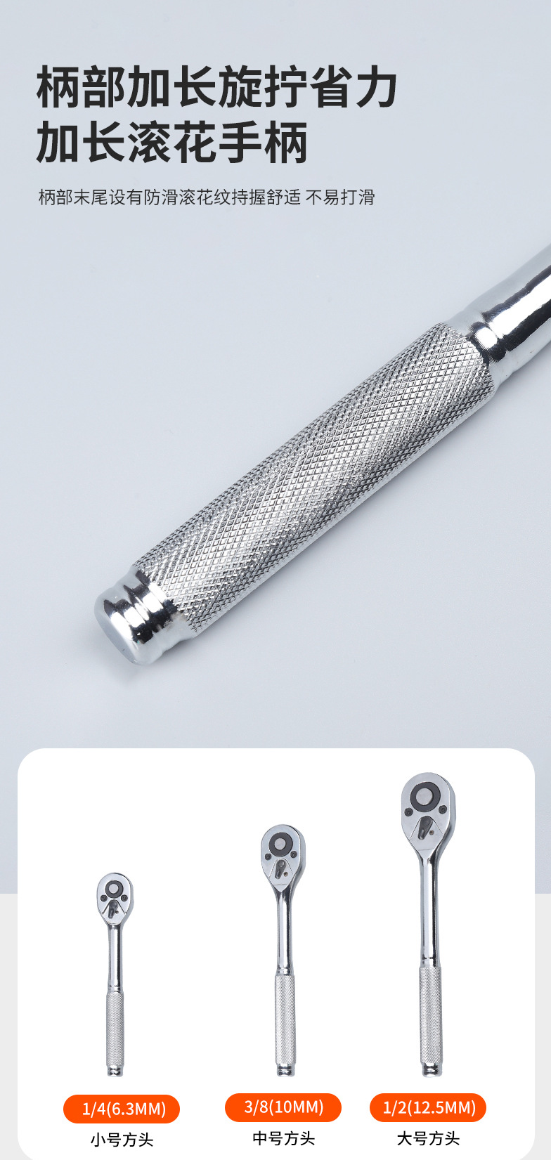 Single-head 24-tooth 45# carbon steel ratchet wrench for auto repair and maintenance, quick-disassembly labor-saving wrench, torque wrench pic 4