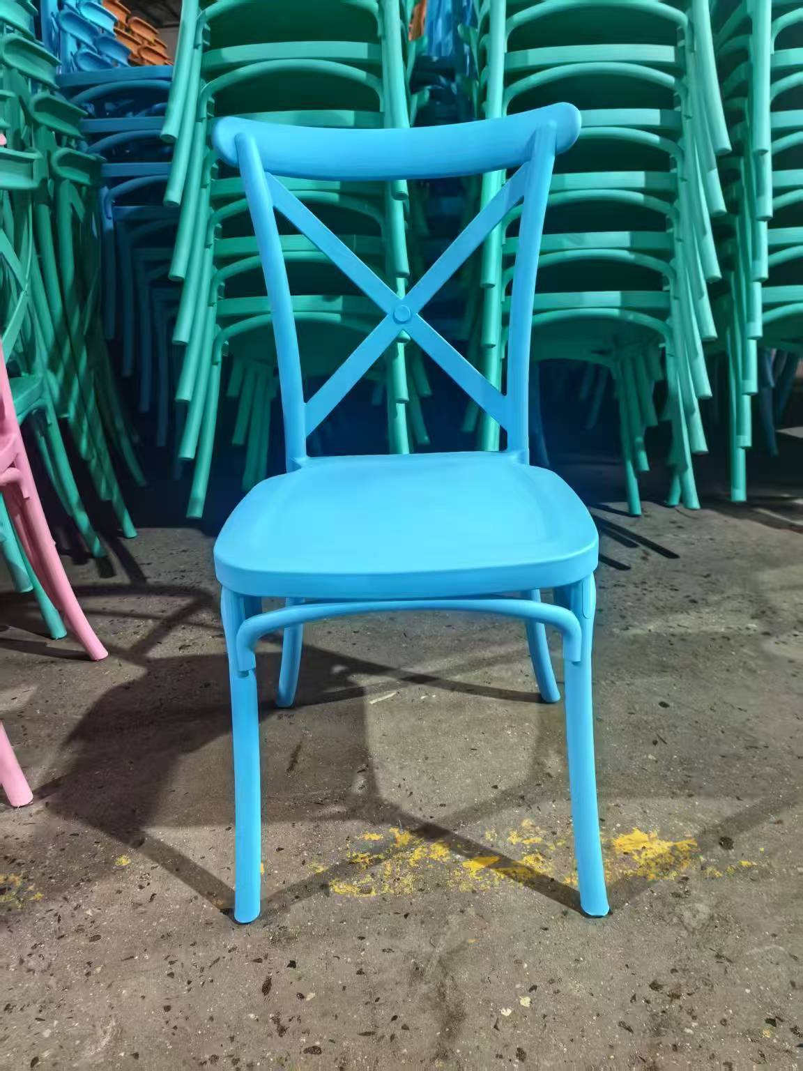 Star Factory modern European-style simple plastic dining chairs, adult home, outdoor leisure, coffee shop furniture with hotel backrests, restaurant pic 4