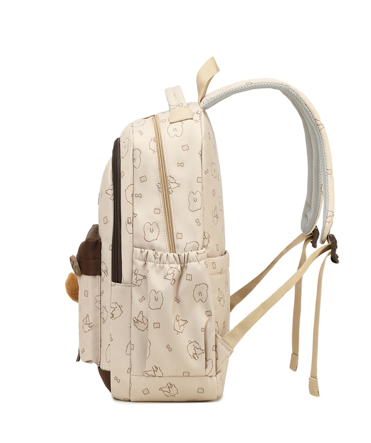 新款简约值耐脏轻便初中生书包大容量高颜值初高中大学生校园书包详情16