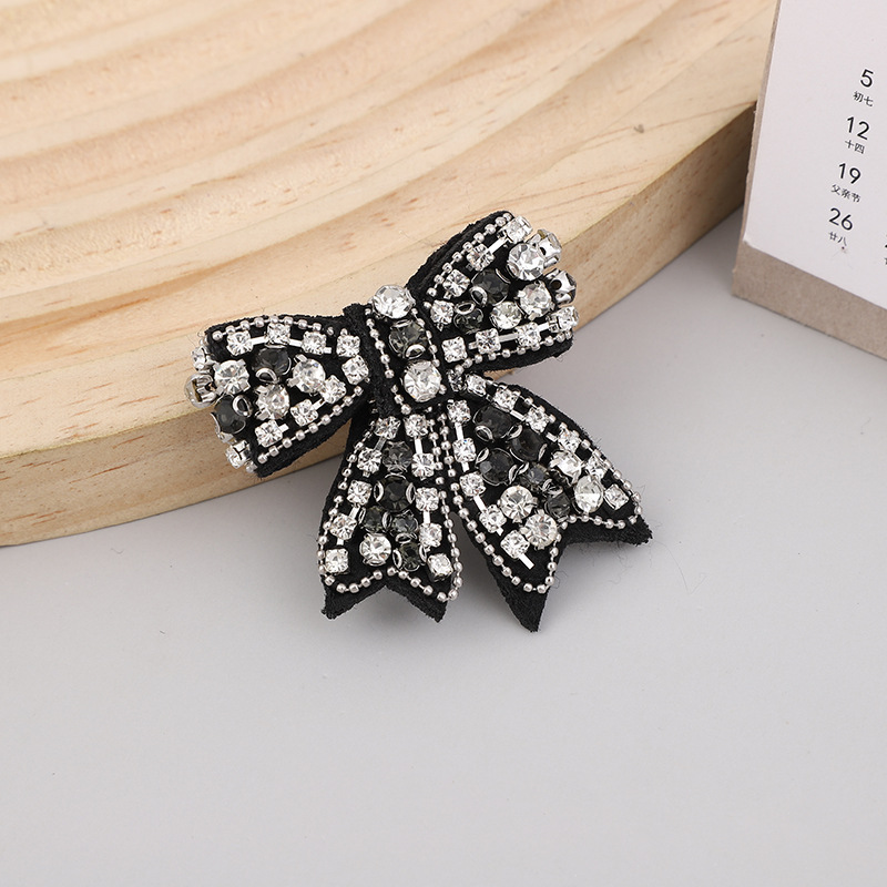 Handmade rhinestone bows, hair accessories, earrings, DIY accessories, shoes, hats, clothing accessories, materials, three-dimensional high-end brooches pic 6