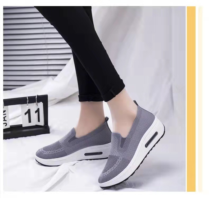 运动鞋女跨境外贸2025新款厚底气垫休闲鞋网面一脚蹬增高健步鞋女详情24