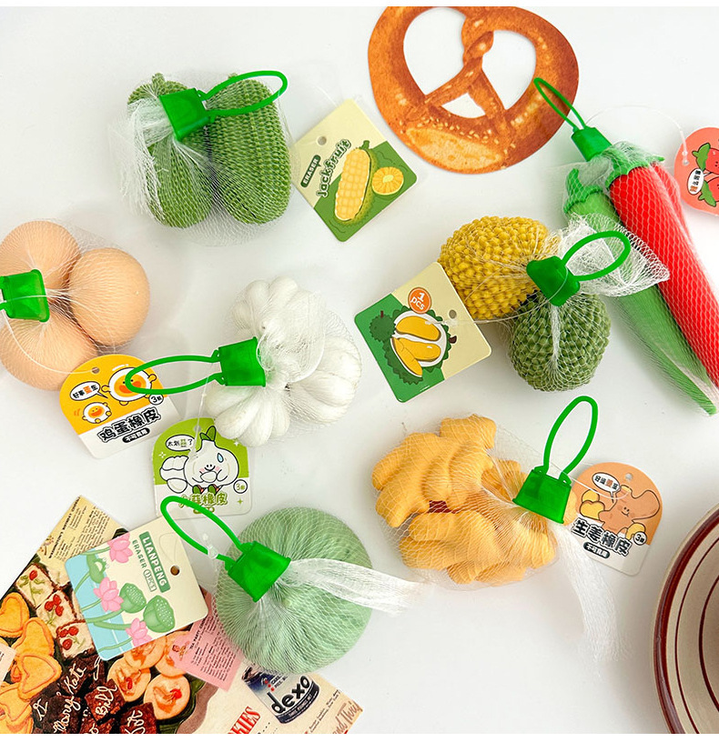 Cartoon fun simulation vegetable and food eraser for children and primary school students, stationery, high appearance level eraser to clean thoroughly pic 9