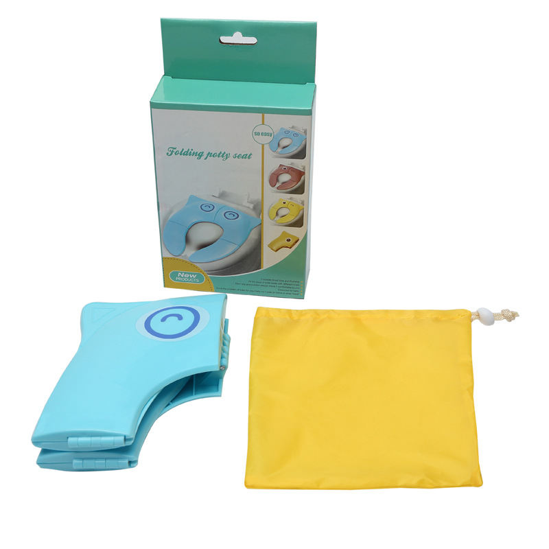儿童坐便圈跨境新品猫头鹰款旅行可折叠便携式儿童马桶垫多功能详情15