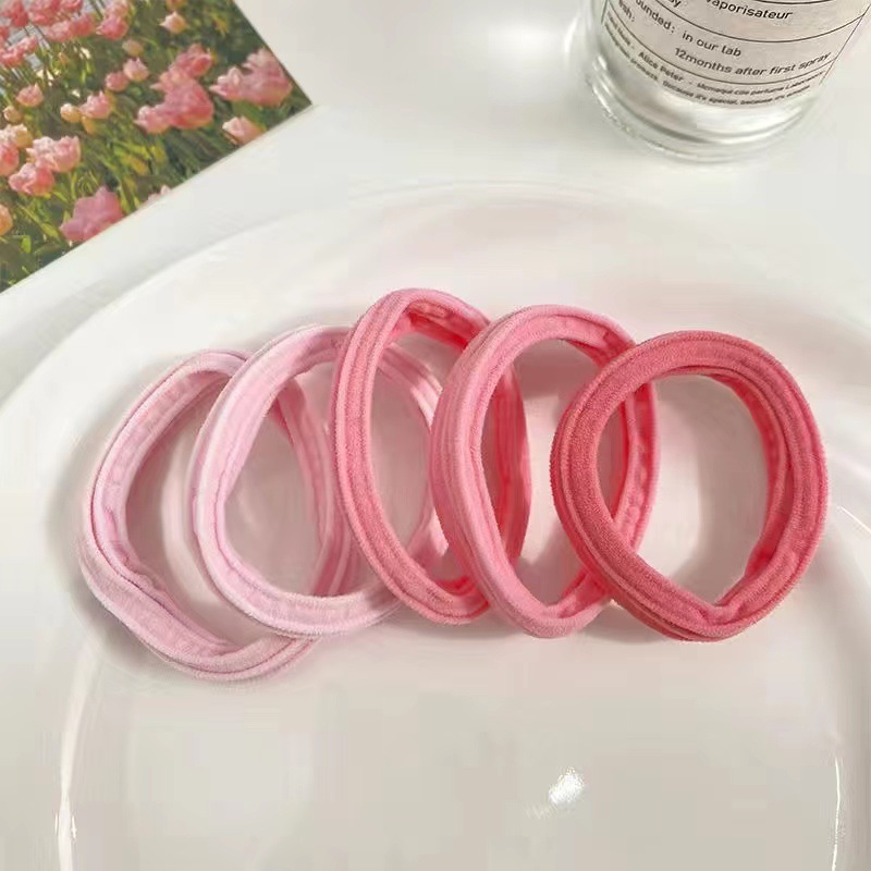 Candy-colored, seamless hair tie for girls, high elasticity, no damage to hair, box-packed hair tie, sweet girl hair accessory pic 13