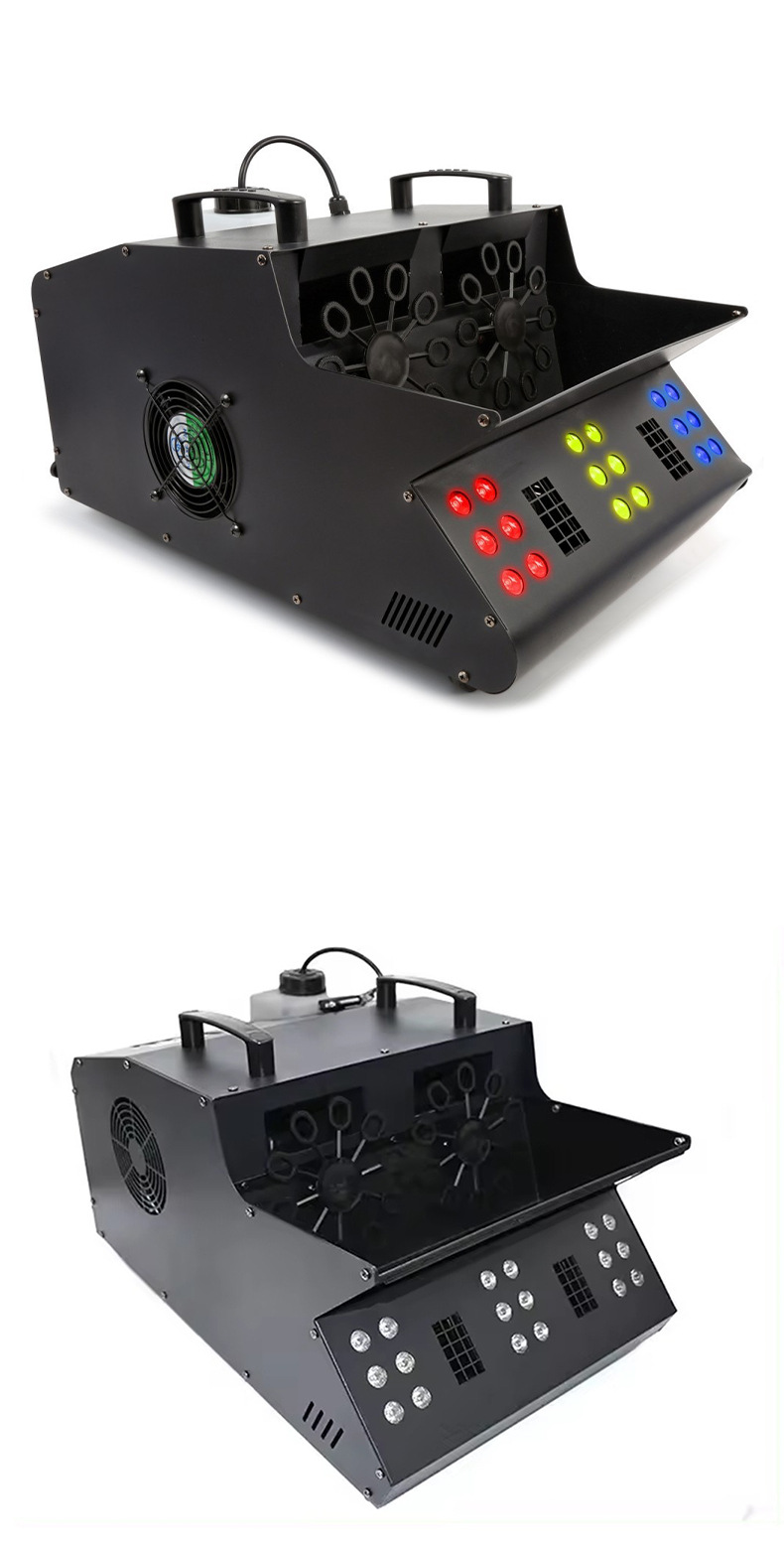 双轮LED烟泡机防水耐用烟雾泡泡一体机演出舞台户外活动泡泡机详情13
