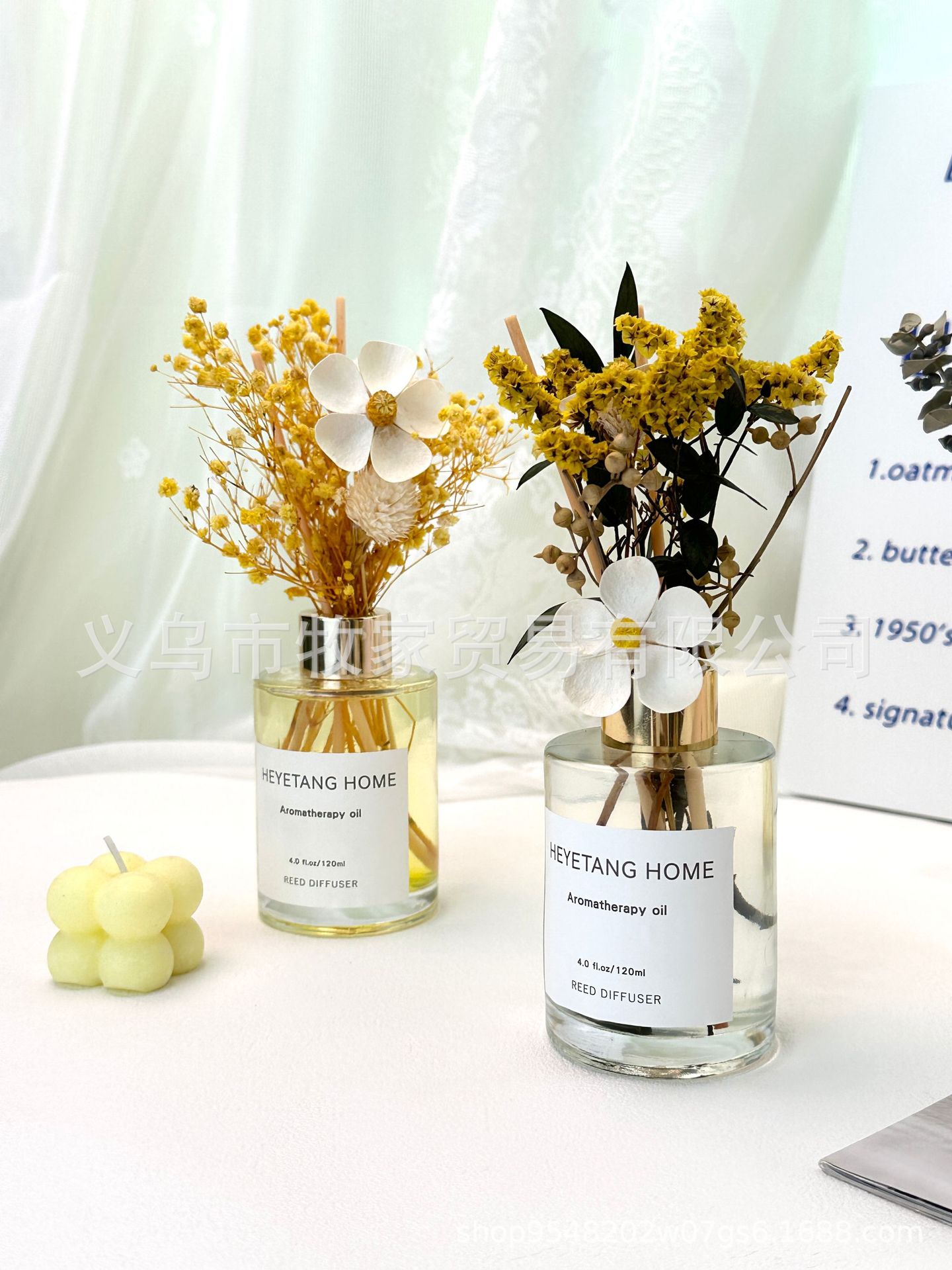 无火香薰摆件卧室持久花香薰装饰干花精油香氛室内详情7