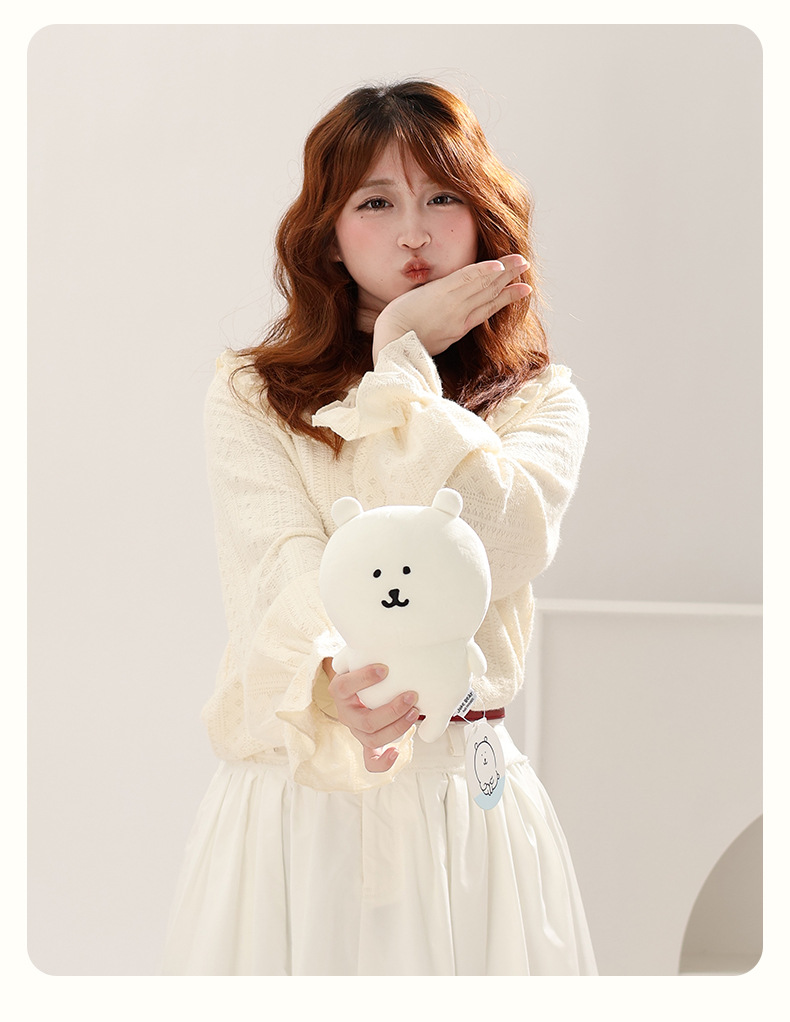 Custom-made white plush bear trendy dolls, plush toys, cute toys pic 5