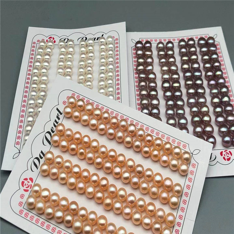 Wholesale of AAAA+ grade freshwater pearl semi-round beads, loose beads, bare beads, flawless steamed bun beads and bread beads from the original manufacturer pic 10