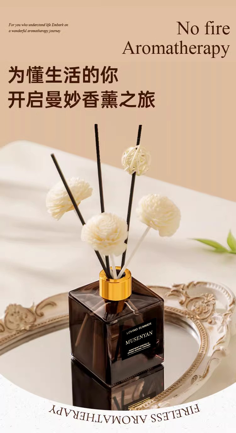 栀子花香薰精油酒店卧室女生香水香氛室内家用持久卫生间无火芳香详情1