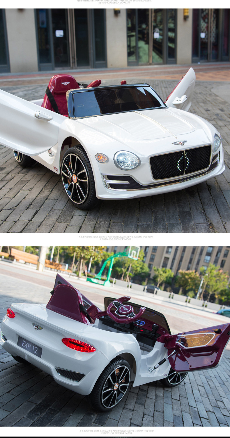 宾利儿童四轮四驱电动车男女孩带遥控可坐人宝宝玩具车适合小孩童趣汽车详情14